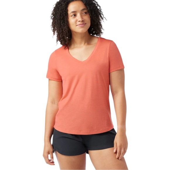 Smartwool Merino Sport 120 V-Neck Short Sleeve Tee - Picture 1 of 7